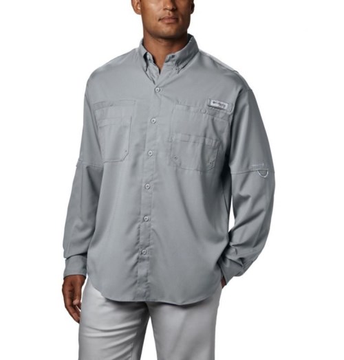 Camasa Columbia PFG Tamiami II Long Sleeve Barbati Gri | DG7QM0AZS