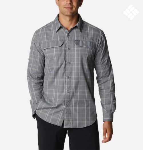 Camasa Columbia Silver Ridge 2.0 Plaid Long Sleeve Barbati Gri | VQ7Q80Z19