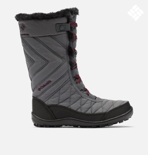 Cizme Columbia Minx Mid-High III Impermeabili Omni-Heat Copii Gri | WHQ809MZS