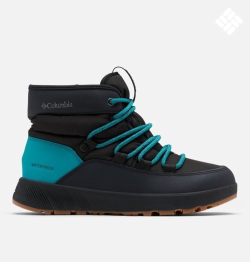 Cizme Columbia Slopeside Village Omni-Heat Mid-High Dama Negrii Turcoaz | NT017MZ8S