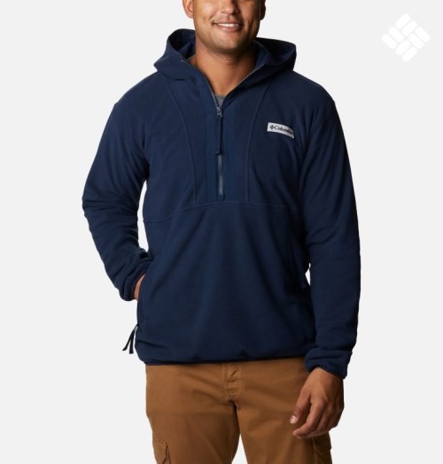 Hanorac Cu Gluga Columbia Back Bowl Lite Half Zip Fleece Barbati Bleumarin | HA8QSZM0A