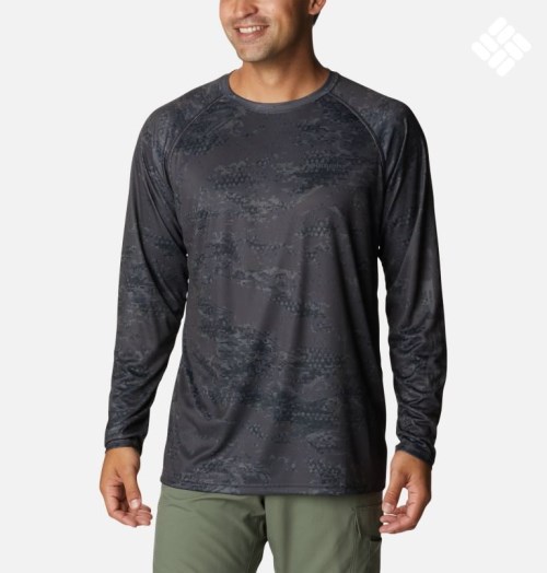 Hanorace Columbia PFG Super Terminal Tackle Long Sleeve Barbati Camuflaj | XDA8079ZM