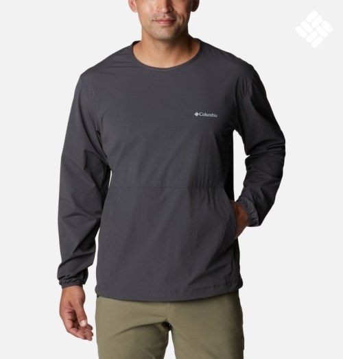 Hanorace Columbia Tech Trail Woven Pullover Barbati Negrii | EO7A0Z8S9