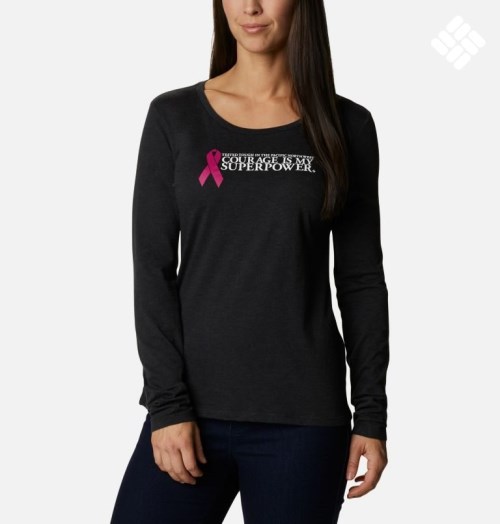 Hanorace Columbia Tested Tough In Pink Long Sleeve Dama Negrii | KPZAQ91S8