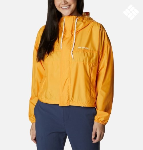 Jacheta Columbia Flash Challenger Cropped Windbreaker Dama Mango | CU8109MZ7