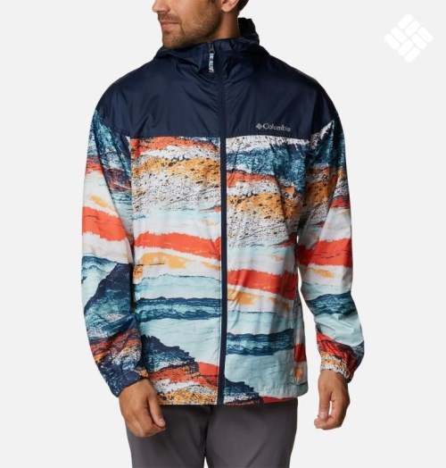 Jacheta Columbia Flash Challenger Novelty Windbreaker Barbati Colorati | HM09ZQA87