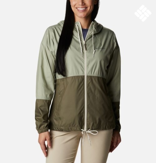 Jacheta Columbia Flash Forward Windbreaker Dama Masline Verzi | AZQS8017M