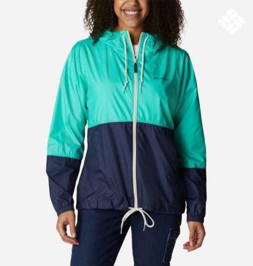 Jacheta Columbia Flash Forward Windbreaker Dama Turcoaz Bleumarin | HEMZ9QS7A