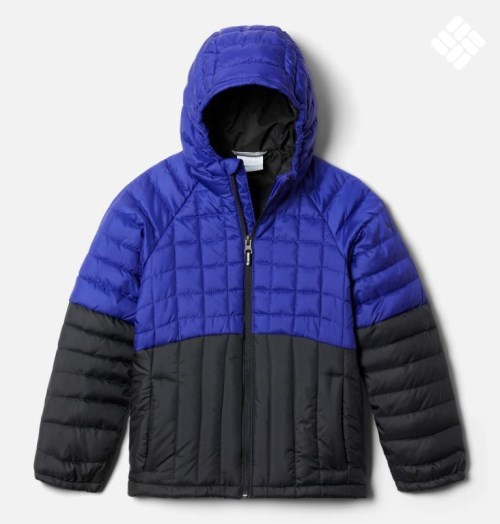 Jacheta Columbia Humphrey Hills Puffer Copii Bleumarin Negrii | DJS019ZM8