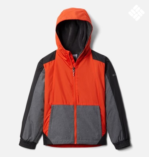 Jacheta Columbia Point Park Captusite Windbreaker Copii Portocalii Gri | AUZ9Q8M7A