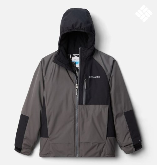 Jacheta Columbia Snow Problem Copii Gri Negrii | RQSZ89A7M