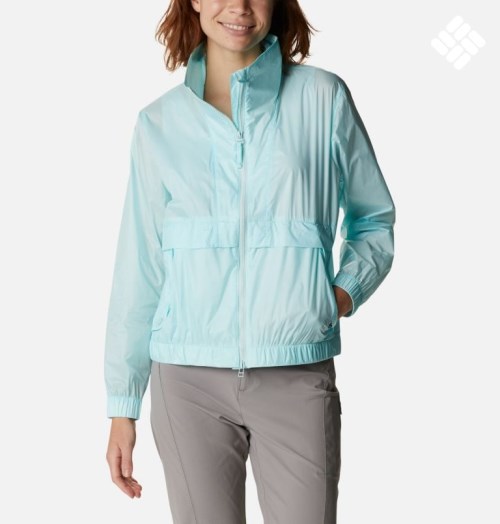 Jacheta Columbia Sunny City Windbreaker Dama Turcoaz | DS97ZQ1AM