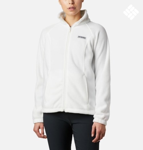 Jachete Din Lână Columbia Benton Springs Full Zip Dama Albi | LVZ981MQS