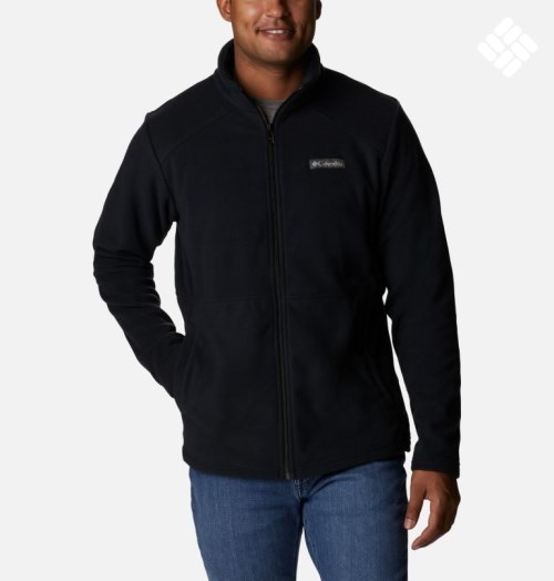 Jachete Din Lână Columbia Castle Dale Full Zip Barbati Negrii | MP1QM980S