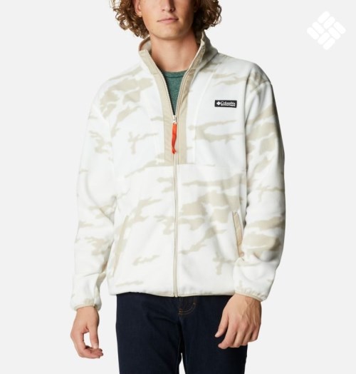 Jachete Din Lână Columbia Field ROC Backbowl Full Zip Barbati Camuflaj | QS7ZAS0Q1