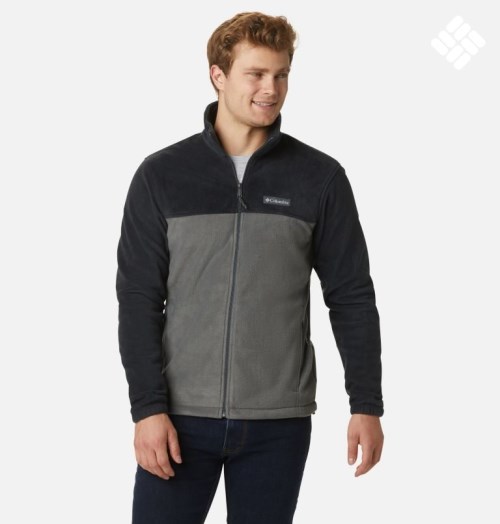 Jachete Din Lână Columbia Steens Mountain 2.0 Full Zip Barbati Negrii Gri | KM8Q71A0Z