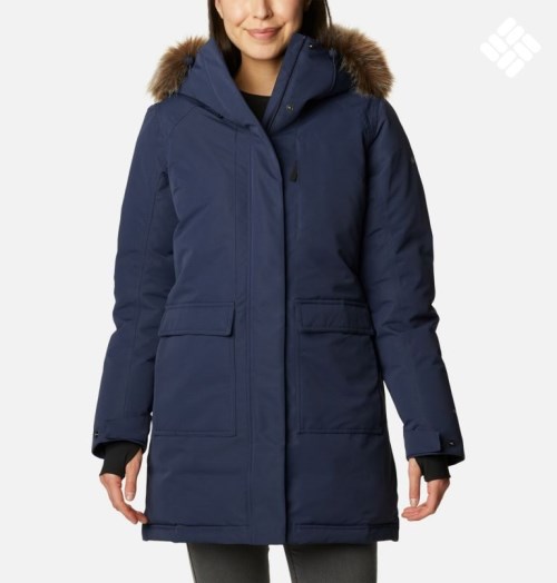 Jachete Parka Columbia Little Si Omni-Heat Infinity Insulated Dama Bleumarin | JRM91QS0Z