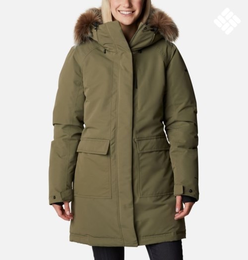 Jachete Parka Columbia Little Si Omni-Heat Infinity Insulated Dama Masline Verzi | KUA7SZM91