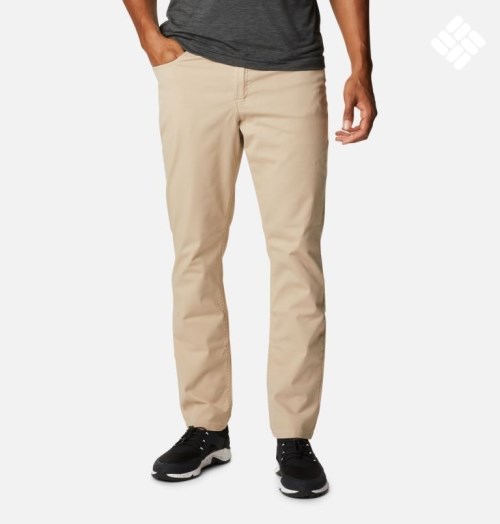 Pantaloni Columbia Pacific Ridge 5 Pocket Barbati Kaki | UFQ7AM908