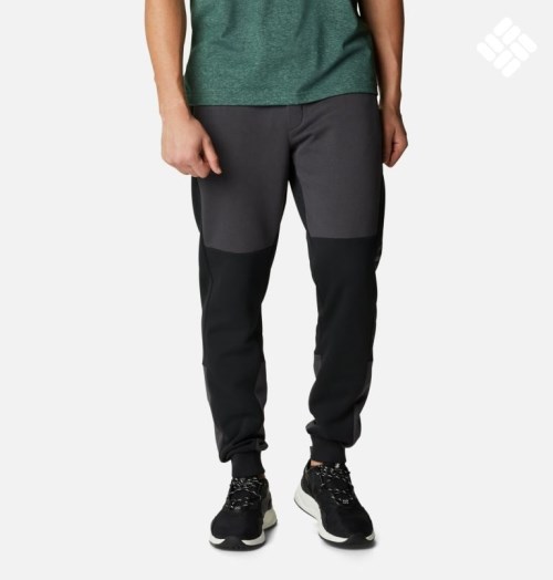 Pantaloni Jogger Columbia Lodge Colorblock Barbati Negrii | NH7MQ8A09