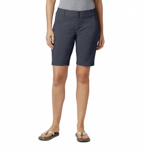 Pantaloni Scurti Columbia Saturday Trail Long Dama Bleumarin | FDZ7S9180