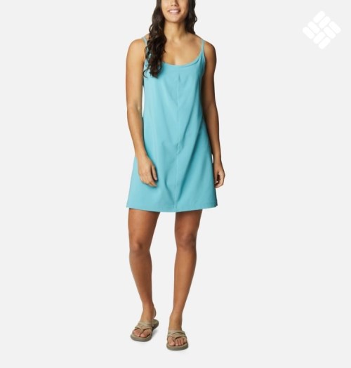 Rochie Columbia Pleasant Creek Stretch Dama Turcoaz | ZTQ109ZAS