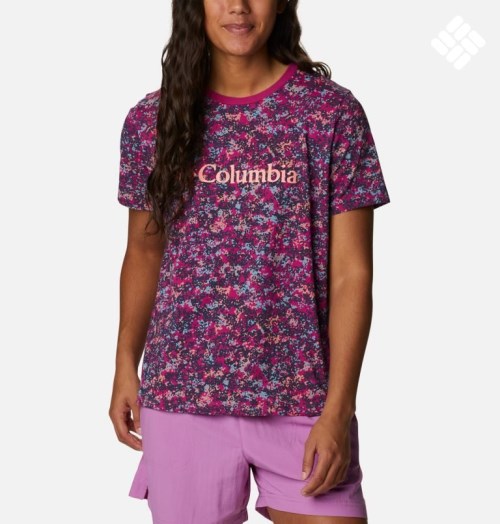 Tricouri Columbia North Cascades Printed Dama Colorati | TF9Z7M1AQ