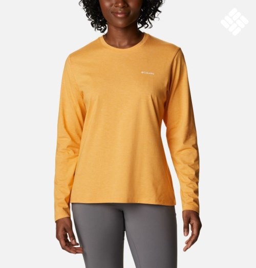 Tricouri Columbia Sun Trek Long Sleeve Dama Mango | KZAQ1S07M