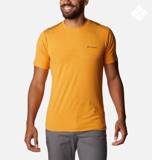 Tricouri Columbia Tech Trail Crew Neck Barbati Mango | FQ1QM0Z87