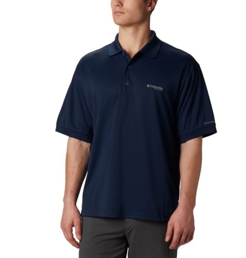 Tricouri Polo Columbia PFG Perfect Cast Barbati Bleumarin | OY7190SAZ